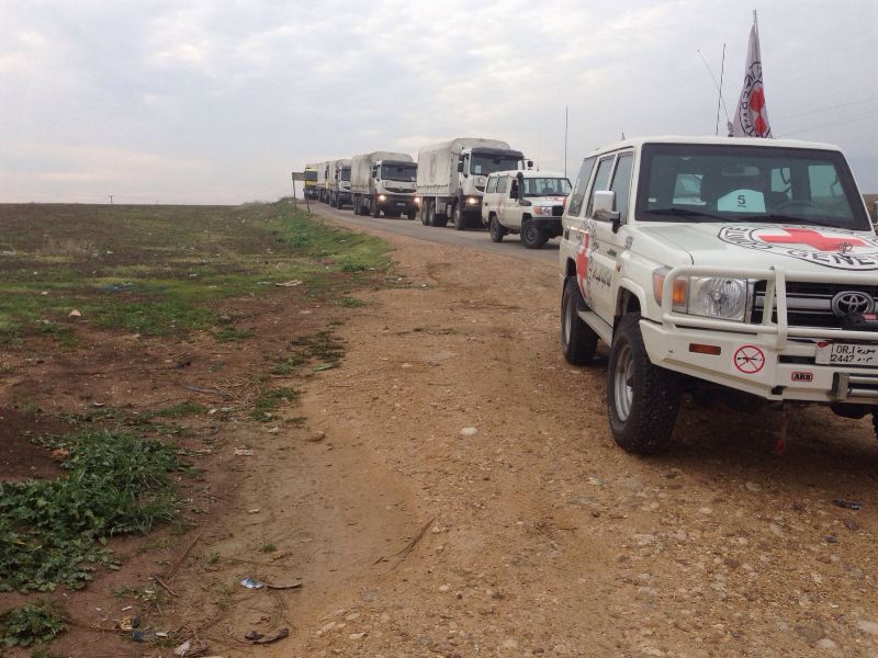 Cruz Roja entra en Madaya.