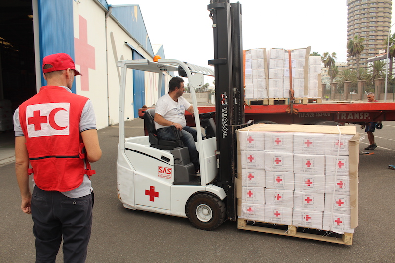 La Cruz Roja Española, a través del Centro de Cooperación con África, envía ayuda humanitaria a Cuba